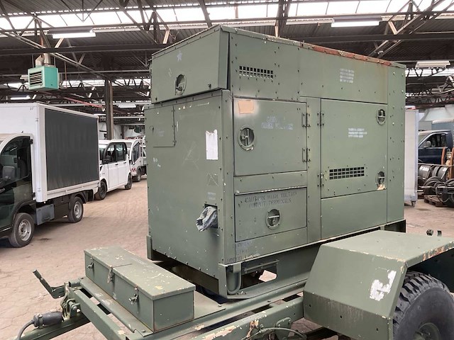2001 fermont div mep-804a stroomgenerator op aanhanger - afbeelding 5 van  13