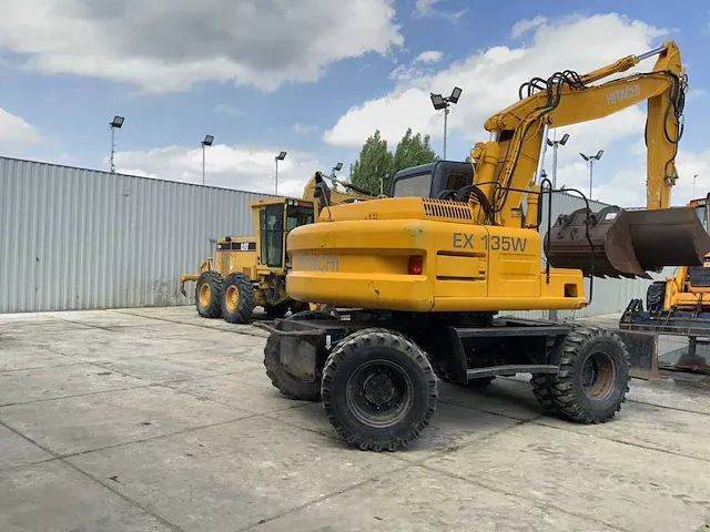 2001 fiat hitachi ex135w banden graafmachine - afbeelding 23 van  42