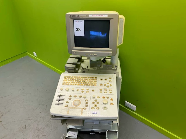 2001 ge logiq 400 ultrasound apparaat - afbeelding 8 van  13