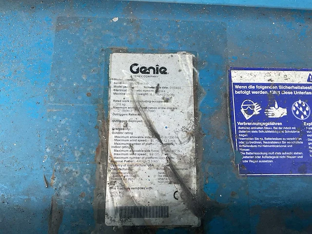 2001 genie gs 3246 hoogwerker - afbeelding 8 van  10