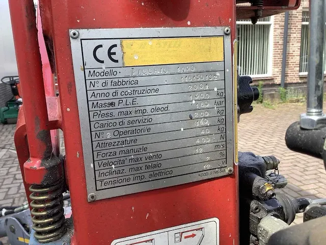 2001 hinowa picchio 1050 spinhoogwerker - afbeelding 18 van  25