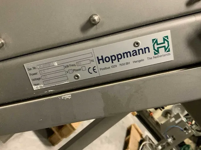 2001 hoppmann rvs mobiele opvoer transportband - afbeelding 6 van  14