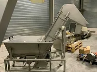 2001 hoppmann rvs mobiele opvoer transportband - afbeelding 7 van  14