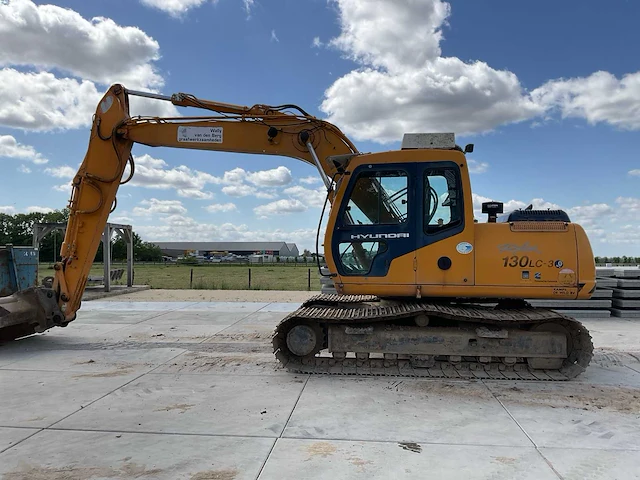 2001 hyundai robex 130lc-3 rupsgraafmachine - afbeelding 12 van  43