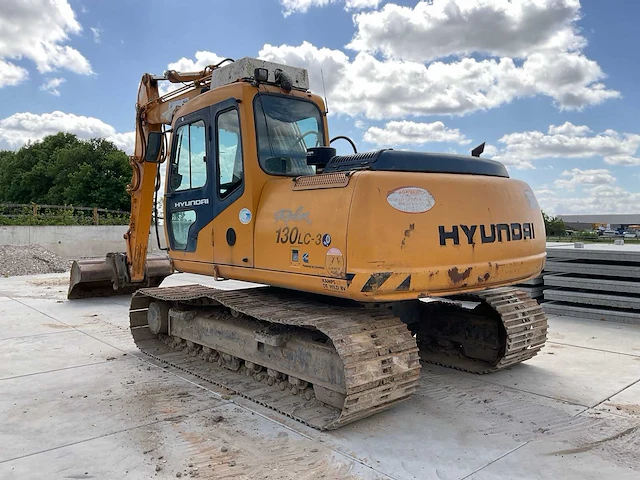 2001 hyundai robex 130lc-3 rupsgraafmachine - afbeelding 23 van  43
