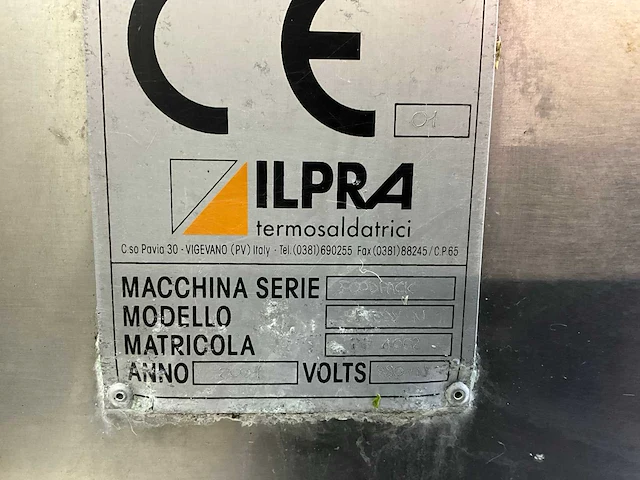 2001 ilpra speedy n rvs topsealmachine - afbeelding 5 van  13