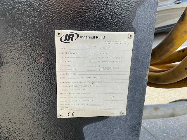 2001 ingersoll rand 721 hogedrukcompressor - afbeelding 2 van  10
