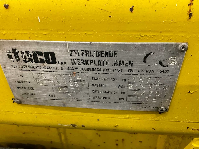 2001 iteco ig 6084 hoogwerker - afbeelding 5 van  5