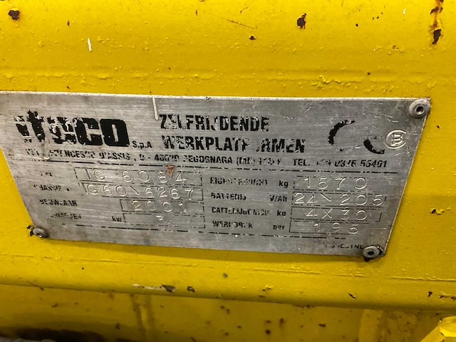 2001 iteco ig 6084 hoogwerker - afbeelding 5 van  5