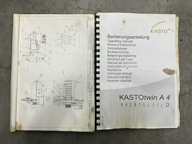 2001 kasto kastotwin a4 bandzaagmachine - afbeelding 26 van  35