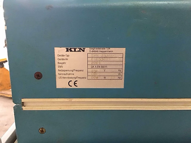 2001 kln trm 25/600 ultrasone cleaning module - afbeelding 5 van  6