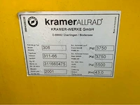 2001 kramer 308 wiellader met bakken - afbeelding 24 van  38