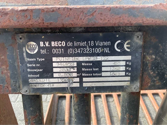 2001 kramer 308 wiellader met bakken - afbeelding 29 van  38