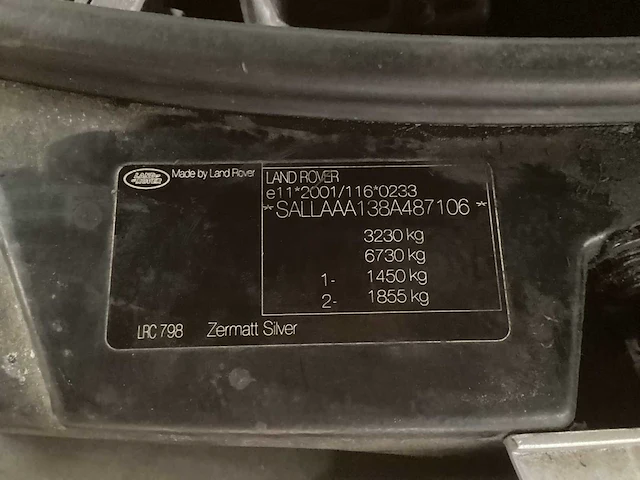 2001 land rover discovery 3 bedrijfswagen - afbeelding 15 van  15