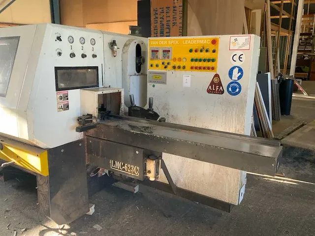 2001 leadermac lmc 623 compact schaaf plofileer machine - afbeelding 8 van  12