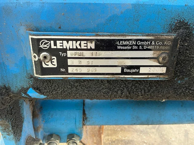 2001 lemken opal 110 ploeg - afbeelding 16 van  24