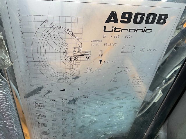 2001 liebherr a 900 b litronic banden graafmachine - afbeelding 31 van  50