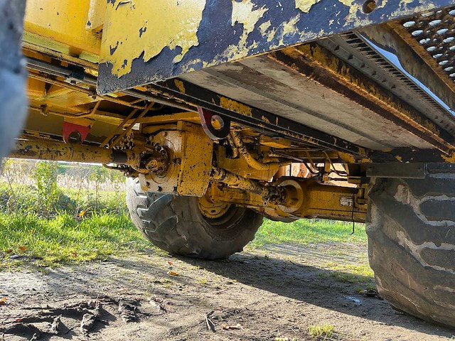 2001 liebherr a312 banden graafmachine - afbeelding 9 van  33