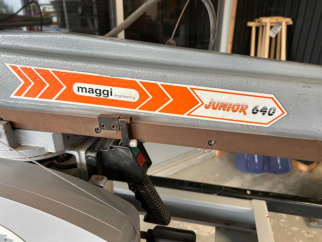 2001 maggi junior 640 radiaalafkortzaagmachine - afbeelding 8 van  13