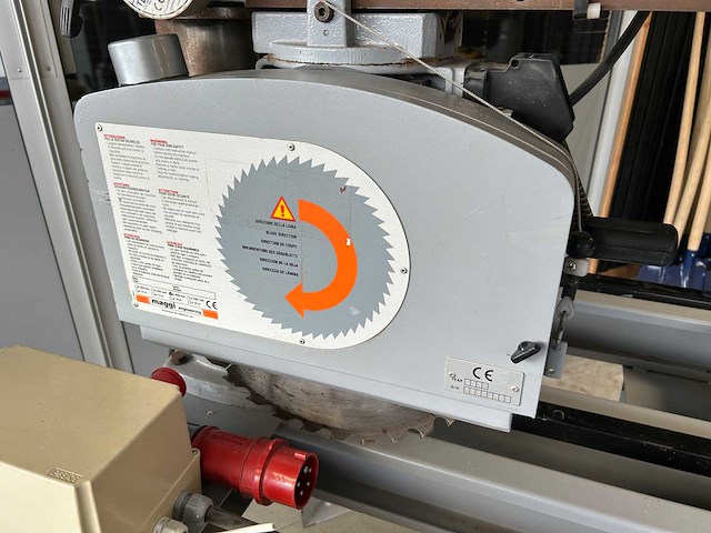 2001 maggi junior 640 radiaalafkortzaagmachine - afbeelding 9 van  13