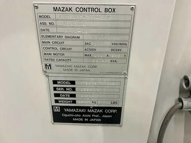 2001 mazak integrex 300-iisy cnc draai-freescentrum - afbeelding 32 van  48