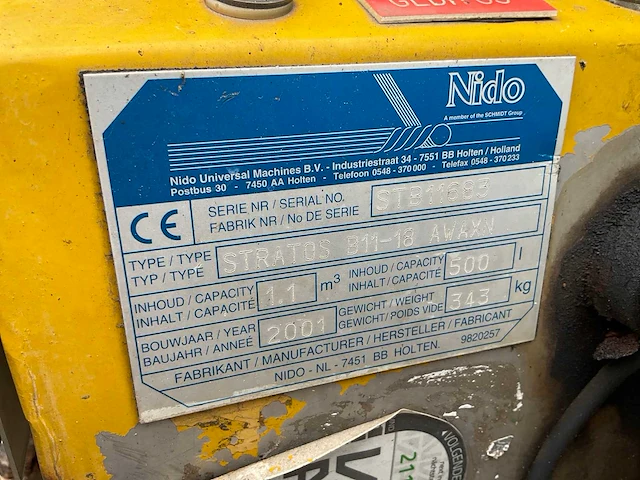 2001 nido stratos awk 2500-1 zoutstrooier - afbeelding 6 van  16