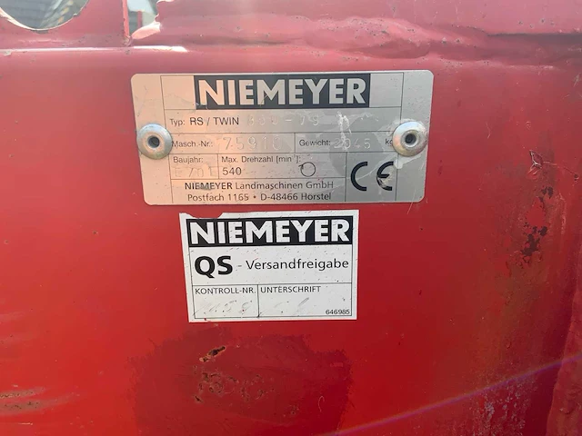 2001 niemeyer twin 850-vs hark - afbeelding 13 van  22