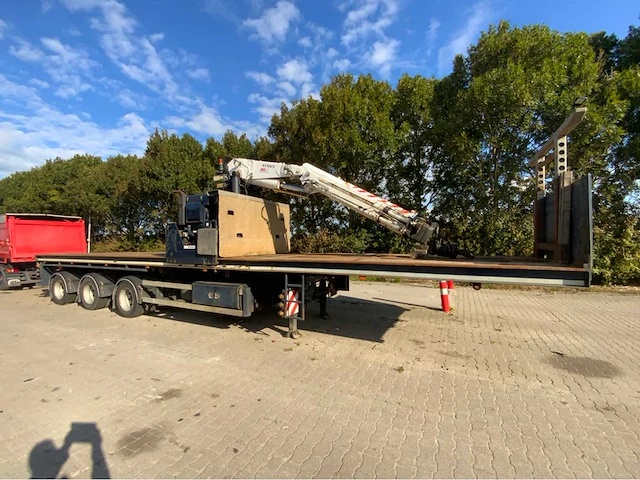 2001 nooteboom uitschuifbare dieplader (35.5m) met verrijdbare 2010 kennis kraan r40/120 - afbeelding 1 van  84