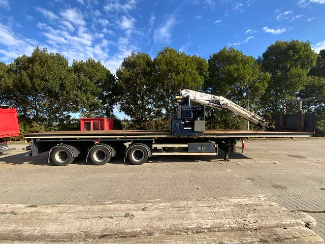 2001 nooteboom uitschuifbare dieplader (35.5m) met verrijdbare 2010 kennis kraan r40/120 - afbeelding 2 van  84