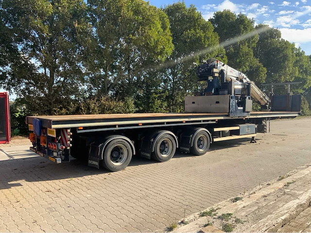 2001 nooteboom uitschuifbare dieplader (35.5m) met verrijdbare 2010 kennis kraan r40/120 - afbeelding 3 van  84