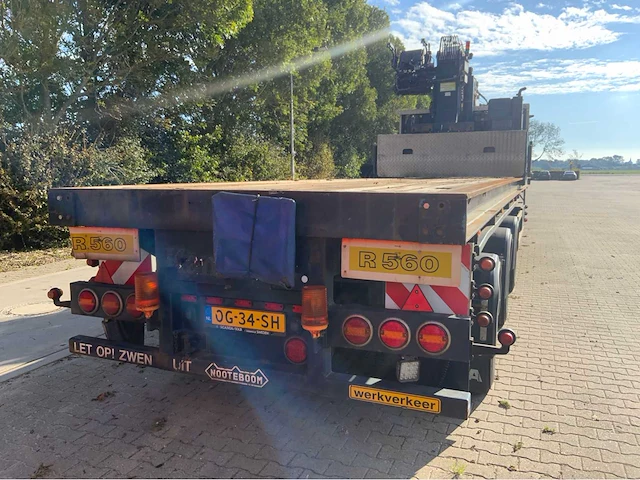 2001 nooteboom uitschuifbare dieplader (35.5m) met verrijdbare 2010 kennis kraan r40/120 - afbeelding 4 van  84