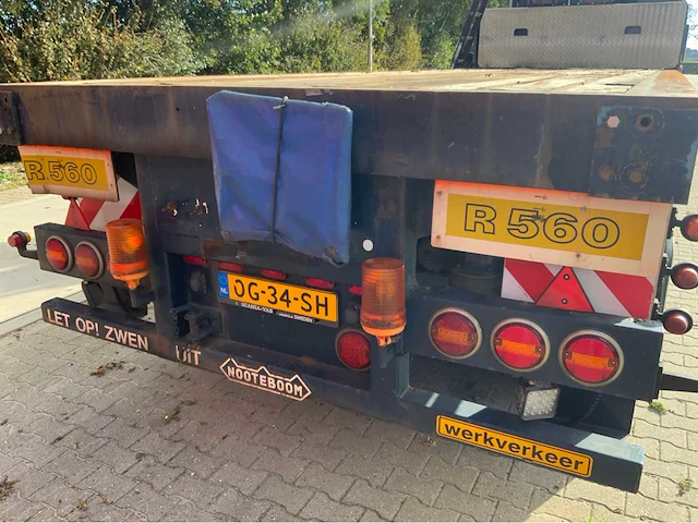 2001 nooteboom uitschuifbare dieplader (35.5m) met verrijdbare 2010 kennis kraan r40/120 - afbeelding 54 van  84
