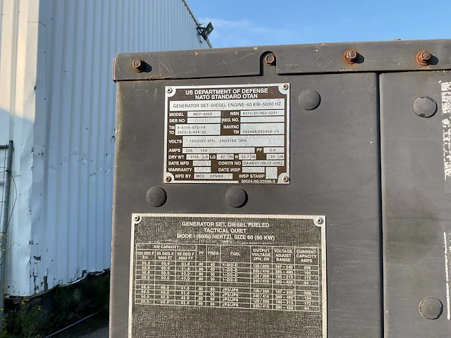 2001 ofnw8 mep-806b stroomgenerator - afbeelding 9 van  9