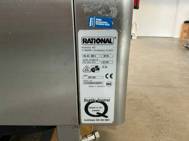 2001 rational cpc 201 combisteamer - afbeelding 3 van  17