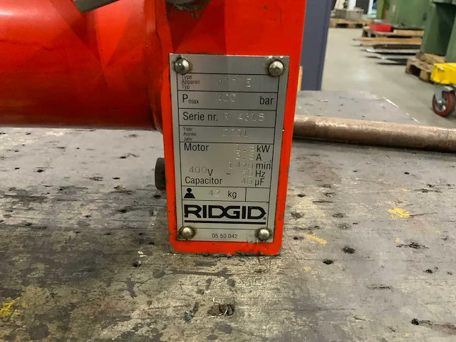 2001 ridgid 2..e pijpenbuiger - afbeelding 6 van  6