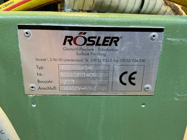 2001 rösler fks-04-1-1 trommel schuurmachine - afbeelding 4 van  23