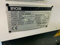 2001 ryobi 522hxx kleuren offsetpers - afbeelding 3 van  17