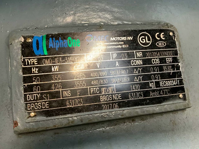 2001 sabroe york s81 sab83 compressor unit met schakelpaneel - afbeelding 10 van  22