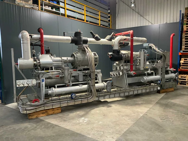 2001 sabroe york s81 sab83 compressor unit met schakelpaneel - afbeelding 1 van  22