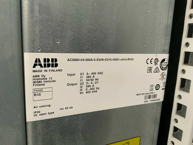 2001 sabroe york s81 sab83 compressor unit met schakelpaneel - afbeelding 15 van  22