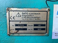 2001 sato satronik fb 4000 cnc portaal plasmasnijmachine - afbeelding 4 van  20