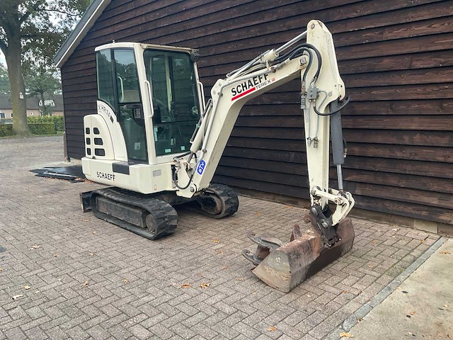 2001 schaeff hr14 minigraafmachine - afbeelding 10 van  13