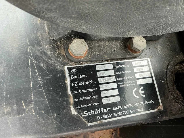 2001 schäffer 8082 shovel - afbeelding 5 van  37