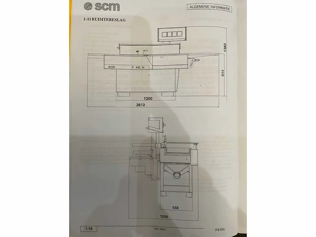 2001 scm f410n vlakbank - afbeelding 4 van  12
