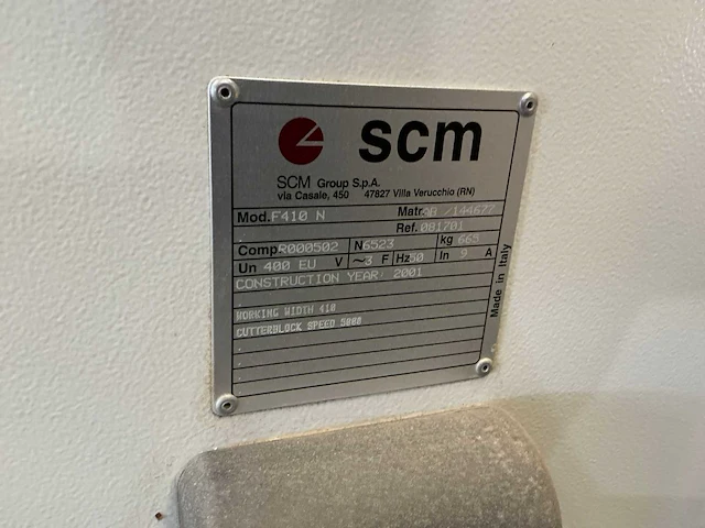 2001 scm f410n vlakbank - afbeelding 12 van  12