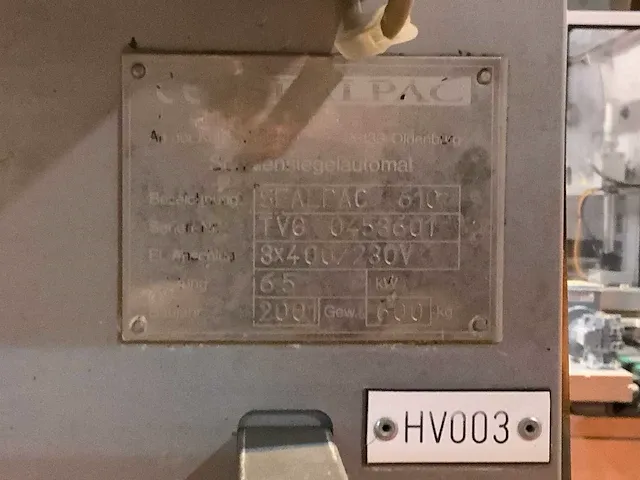 2001 sealpack 610 traysealer met tool - afbeelding 2 van  11