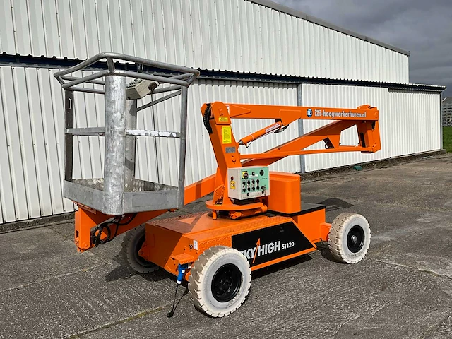 2001 skyhigh st 120 e kniktelescoop hoogwerker - afbeelding 14 van  20