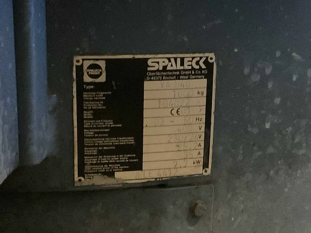 2001 spaleck va 540 ontbraamtrommel met trilgoot - afbeelding 8 van  17