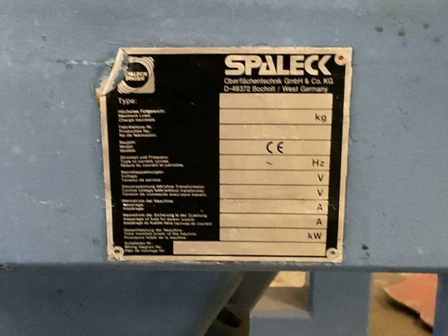 2001 spaleck va 540 ontbraamtrommel met trilgoot - afbeelding 9 van  17