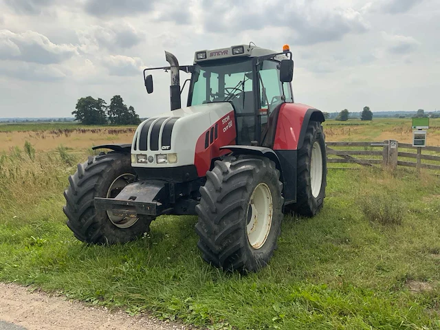 2001 steyr cvt130 vierwielaangedreven landbouwtractor - afbeelding 1 van  36